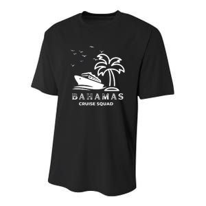 Family Cruise Squad Bahamas 2024 Summer Matching Vacation Youth Performance Sprint T-Shirt