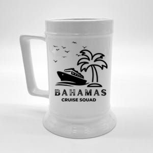 Family Cruise Squad Bahamas 2024 Summer Matching Vacation Beer Stein