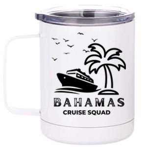 Family Cruise Squad Bahamas 2024 Summer Matching Vacation 12 oz Stainless Steel Tumbler Cup