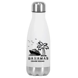 Family Cruise Squad Bahamas 2024 Summer Matching Vacation Stainless Steel Insulated Water Bottle