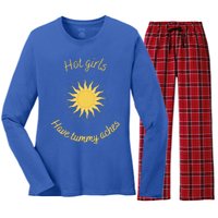 Funny Cute Sunshine Gift Women's Long Sleeve Flannel Pajama Set 