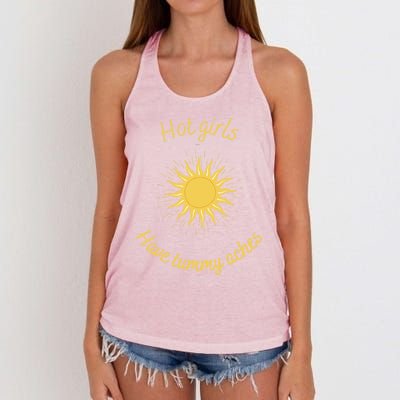 Funny Cute Sunshine Gift Women's Knotted Racerback Tank