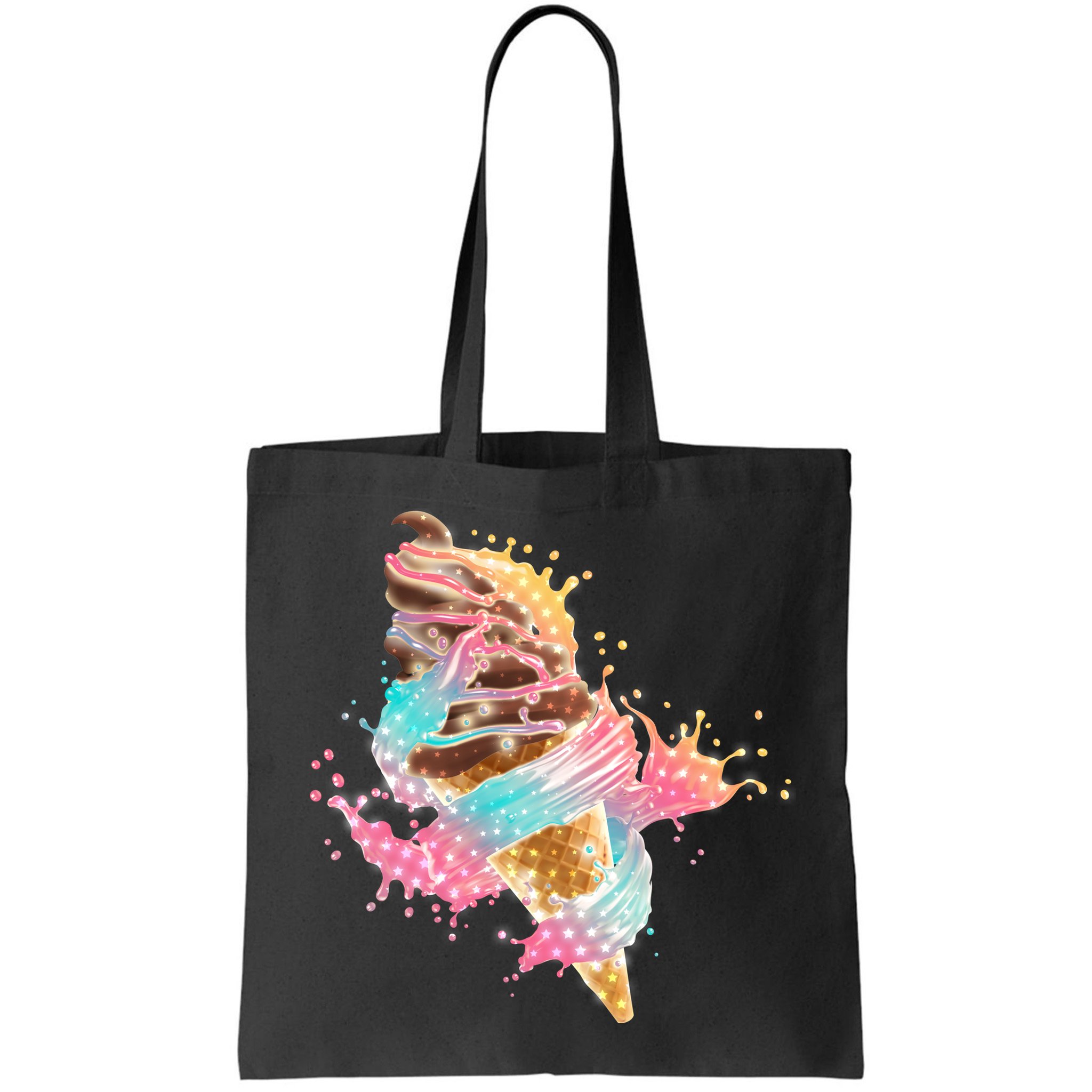 Fun Colorful Summer Time Chocolate Ice Cream Bag