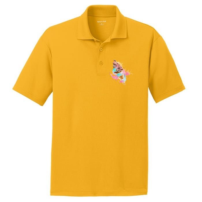 Fun Colorful Summer Time Chocolate Ice Cream PosiCharge RacerMesh Polo