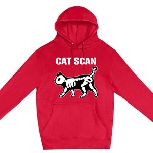 Funny Cat Scan Ct Scan Cat Xgiftray Pun Sarcastic Rad Tech Gift Meaningful Gift Premium Pullover Hoodie