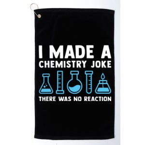 Funny Chemistry Science Teacher Chemist Men Women Gift Platinum Collection Golf Towel