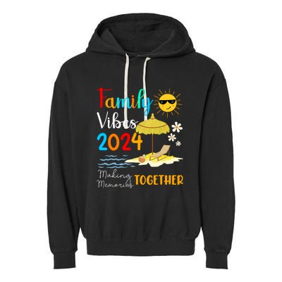 Family Cruise Ship Vacation Trip 2024 Family Cruise Matching Garment-Dyed Fleece Hoodie