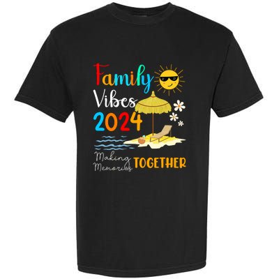 Family Cruise Ship Vacation Trip 2024 Family Cruise Matching Garment-Dyed Heavyweight T-Shirt