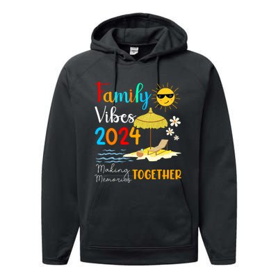 Family Cruise Ship Vacation Trip 2024 Family Cruise Matching Performance Fleece Hoodie