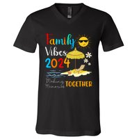 Family Cruise Ship Vacation Trip 2024 Family Cruise Matching V-Neck T-Shirt