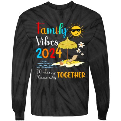 Family Cruise Ship Vacation Trip 2024 Family Cruise Matching Tie-Dye Long Sleeve Shirt