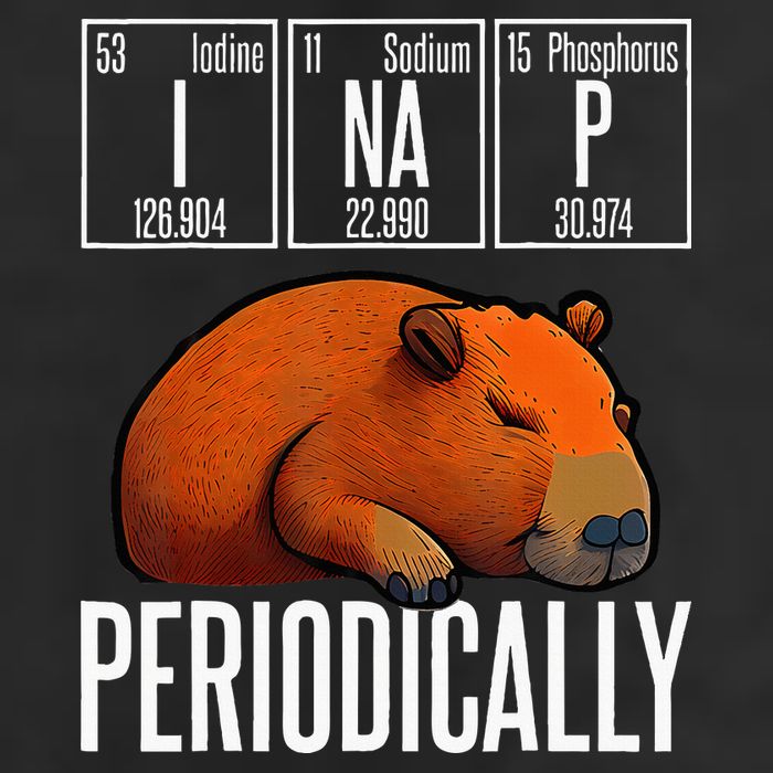 Funny Chemistry Science I Nap Periodically Capybara Lover Cool Comfort Performance Bucket Hat