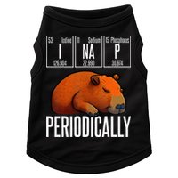 Funny Chemistry Science I Nap Periodically Capybara Lover Doggie Tank