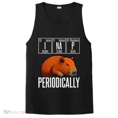 Funny Chemistry Science I Nap Periodically Capybara Lover PosiCharge Competitor Tank