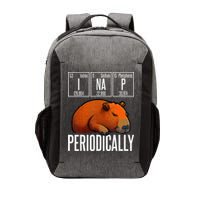 Funny Chemistry Science I Nap Periodically Capybara Lover Vector Backpack