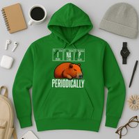 Funny Chemistry Science I Nap Periodically Capybara Lover Hoodie