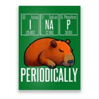 Funny Chemistry Science I Nap Periodically Capybara Lover Poster