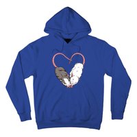 Funny Cute Small Rodent Pet Happy Heart Love Rat Lovers Gift Hoodie