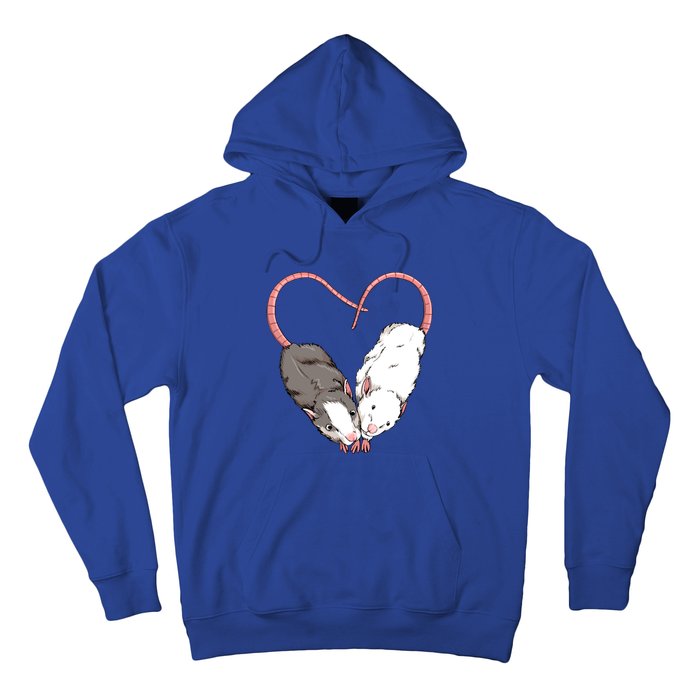 Funny Cute Small Rodent Pet Happy Heart Love Rat Lovers Gift Hoodie