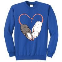 Funny Cute Small Rodent Pet Happy Heart Love Rat Lovers Gift Sweatshirt