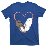 Funny Cute Small Rodent Pet Happy Heart Love Rat Lovers Gift T-Shirt