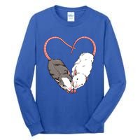 Funny Cute Small Rodent Pet Happy Heart Love Rat Lovers Gift Tall Long Sleeve T-Shirt