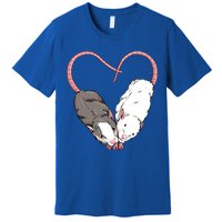 Funny Cute Small Rodent Pet Happy Heart Love Rat Lovers Gift Premium T-Shirt