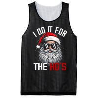 Funny Christmas Santa Claus I Do It For The Hos Cute Xmas Mesh Reversible Basketball Jersey Tank