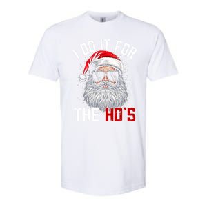 Funny Christmas Santa Claus I Do It For The Hos Cute Xmas Softstyle CVC T-Shirt