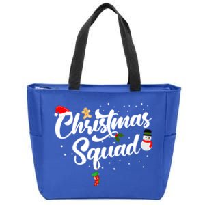 Family Christmas Squad Gift Zip Tote Bag