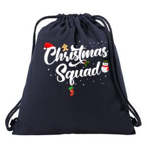 Family Christmas Squad Gift Drawstring Bag