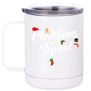 Family Christmas Squad Gift 12 oz Stainless Steel Tumbler Cup