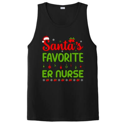 Funny Christmas Santas Favorite Er Nurse Merry Xmas Party Meaningful Gift PosiCharge Competitor Tank