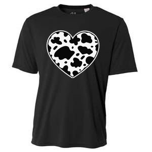 Farmer cows Skin print black and white Heart Cow Cooling Performance Crew T-Shirt