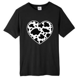 Farmer cows Skin print black and white Heart Cow Tall Fusion ChromaSoft Performance T-Shirt