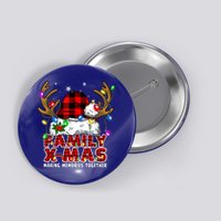 Family Christmas Squad Matching Pajamas Team Santa Cute Gift Button