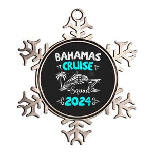 Family Cruise Squad Bahamas 2024 Summer Matching Vacation Metallic Star Ornament