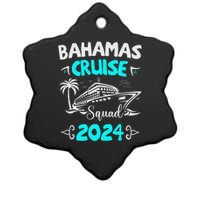 Family Cruise Squad Bahamas 2024 Summer Matching Vacation Ceramic Star Ornament