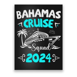 Family Cruise Squad Bahamas 2024 Summer Matching Vacation Poster