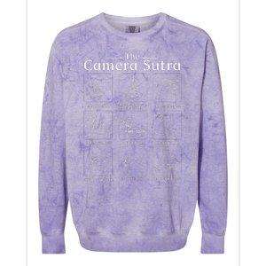 Funny Camera Sutra Photographer Photography Gift Men Women Colorblast Crewneck Sweatshirt