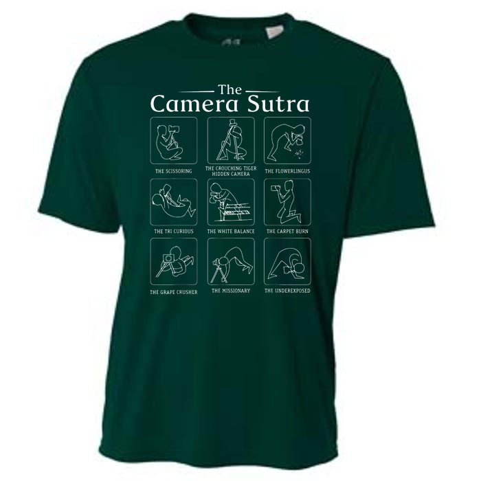 Funny Camera Sutra Photographer Photography Gift Men Women Cooling Performance Crew T-Shirt