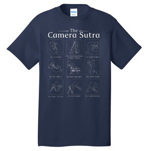 Funny Camera Sutra Photographer Photography Gift Men Women Tall T-Shirt