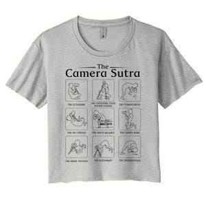 Funny Camera Sutra Photographer Photography Gift Men Women Women's Crop Top Tee