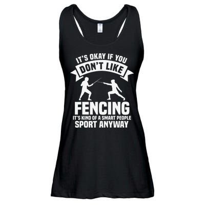 Fencing Combat Sport Fence Foil Epee Sabre Sword Fencer Ladies Essential Flowy Tank