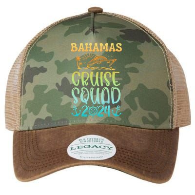 Family Cruise Squad Bahamas 2024 Summer Matching Vacation Legacy Tie Dye Trucker Hat