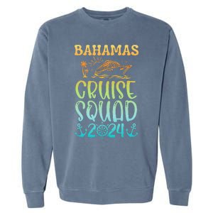 Family Cruise Squad Bahamas 2024 Summer Matching Vacation Garment-Dyed Sweatshirt