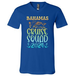 Family Cruise Squad Bahamas 2024 Summer Matching Vacation V-Neck T-Shirt