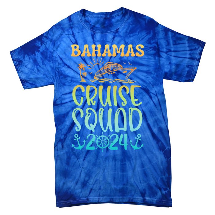 Family Cruise Squad Bahamas 2024 Summer Matching Vacation Tie-Dye T-Shirt