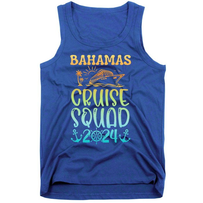 Family Cruise Squad Bahamas 2024 Summer Matching Vacation Tank Top