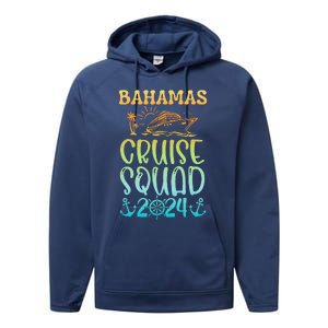 Family Cruise Squad Bahamas 2024 Summer Matching Vacation Performance Fleece Hoodie